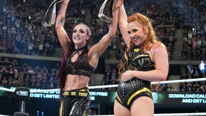 Alba Fyre und Isla Dawn gewinnen die WWE-Women's-Tag-Team-Titel / (c) 2024 WWE