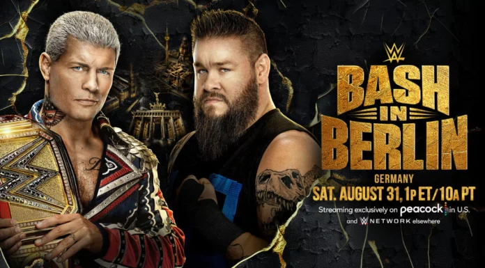 Kevin Owens fordert Undisputed-WWE-Champion Cody Rhodes bei "Bash in Berlin" / (c) 2024 WWE